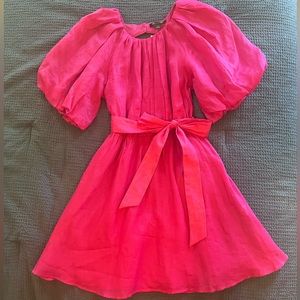 Banana Republic Hot Pink Bow Mini Dress